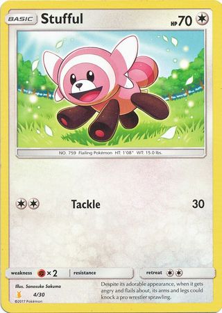 Image of Stufful (4/30) [Sun & Moon: Trainer Kit - Alolan Raichu]