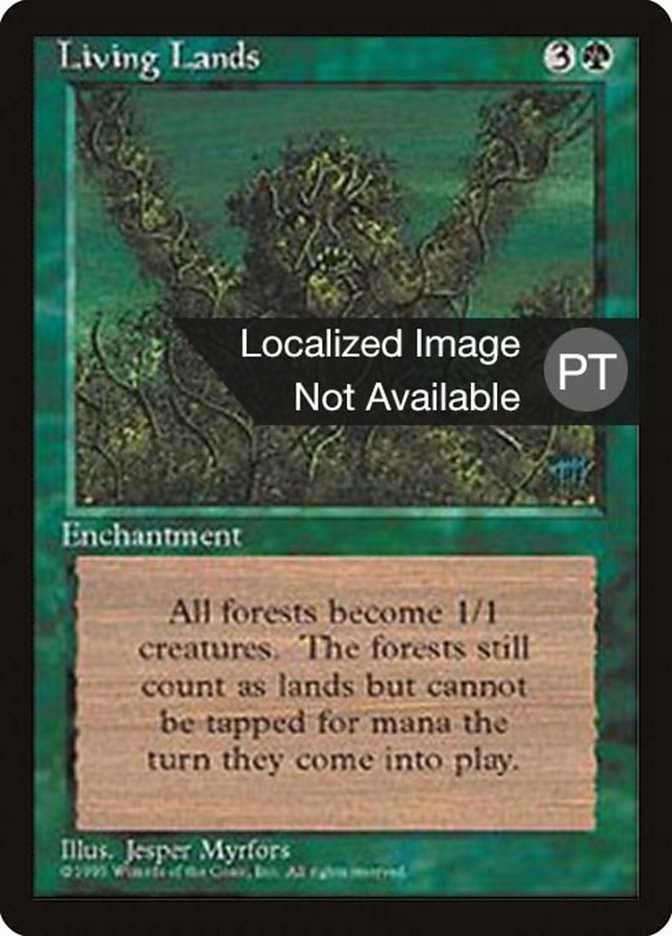 Living Lands [Fourth Edition (Foreign Black Border)]