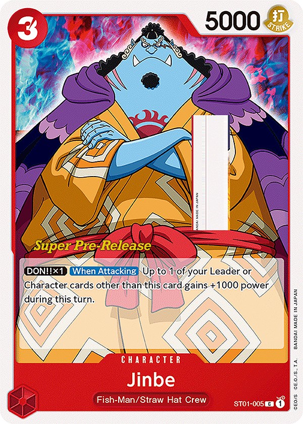 Image of Jinbe [Super Pre-Release Starter Deck: Straw Hat Crew]