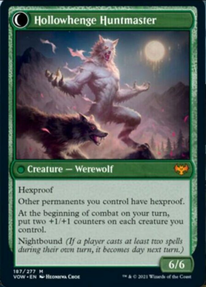 Image of Avabruck Caretaker // Hollowhenge Huntmaster [Innistrad: Crimson Vow]