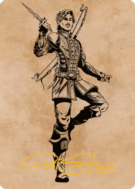 Image of Astarion, the Decadent Art Card (Gold-Stamped Signature) [Commander Legends: Battle for Baldur's Gate Art Series]