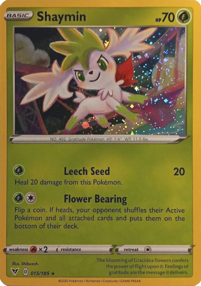 Image of Shaymin (015/185) (Cosmos Holo) [Sword & Shield: Vivid Voltage]