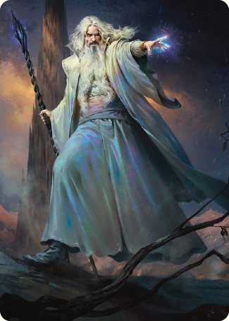 Image of Saruman of Many Colors Art Card [The Lord of the Rings: Tales of Middle-earth Art Series]