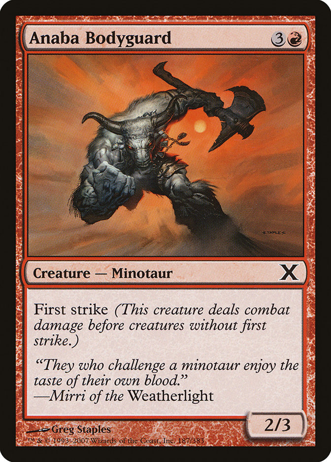 Image of Anaba Bodyguard [Tenth Edition]