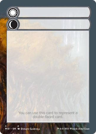 Image of Helper Card (3/9) [Innistrad: Midnight Hunt Tokens]