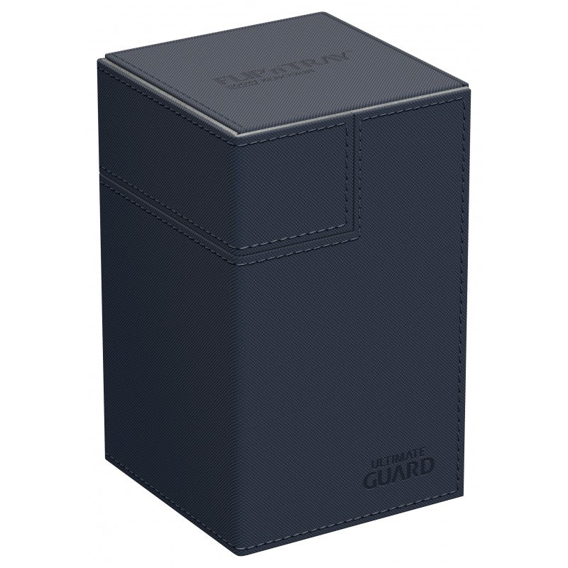 Image of Blue Ultimate Guard Xenoskin Flip'n'Tray 100+ Deckbox