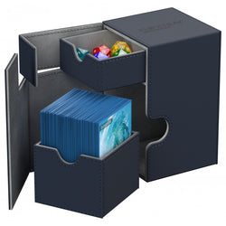 Blue Ultimate Guard Xenoskin Flip'n'Tray 100+ Deckbox