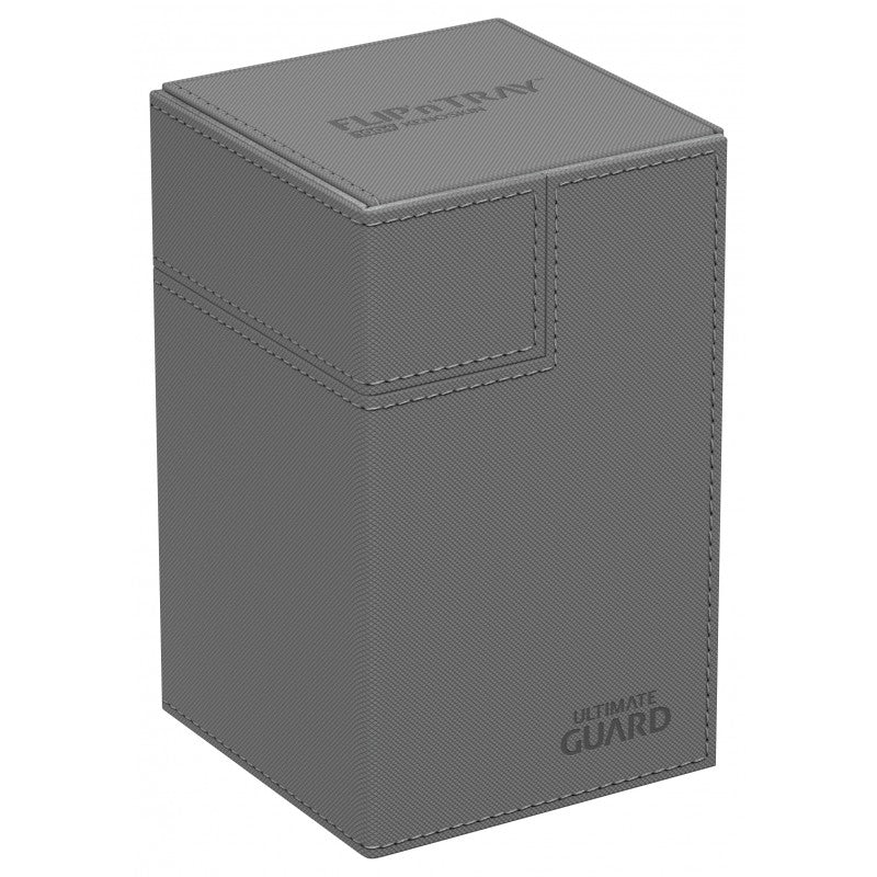 Image of Grey Ultimate Guard Xenoskin Flip'n'Tray 100+ Deckbox