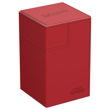 Red Ultimate Guard Xenoskin Flip'n'Tray 100+ Deckbox