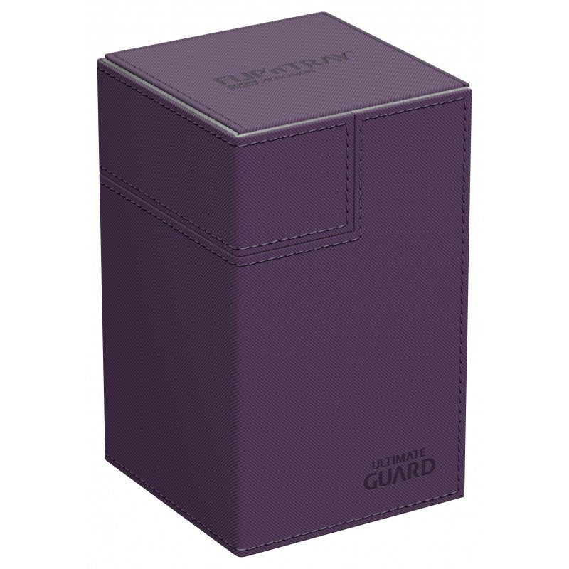Purple Ultimate Guard Xenoskin Flip'n'Tray 100+ Deckbox