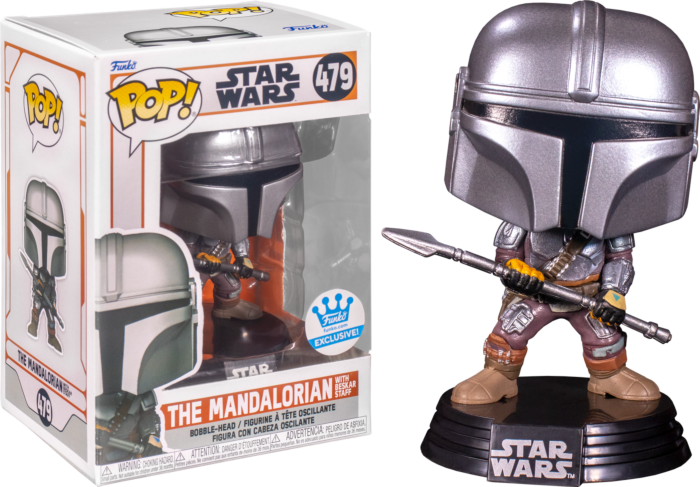 The Mandalorian with Beskar Staff (Funko Exclusive) (Star Wars)