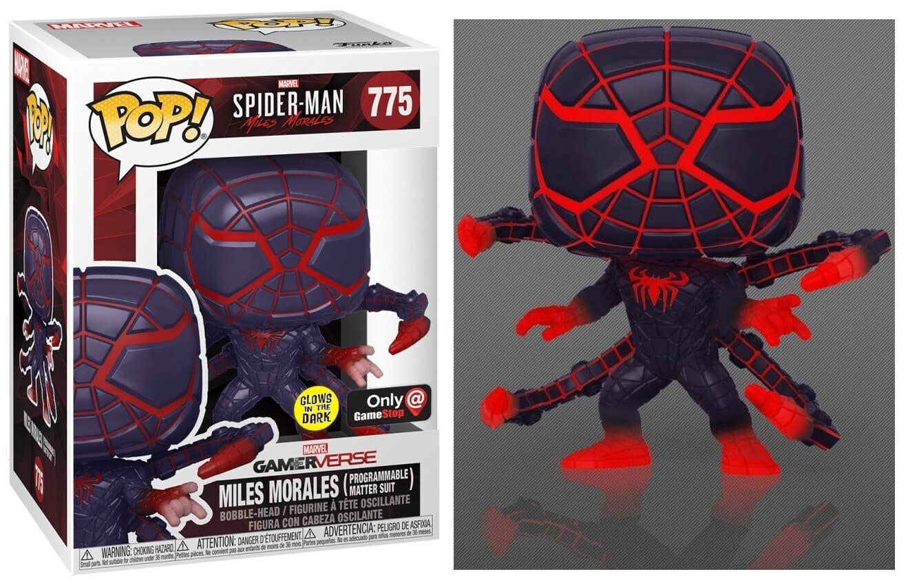 Image of Miles Morales (Programmable Matter Suit) (Glow) (GameStop Exclusive)(Spider-Man) #775