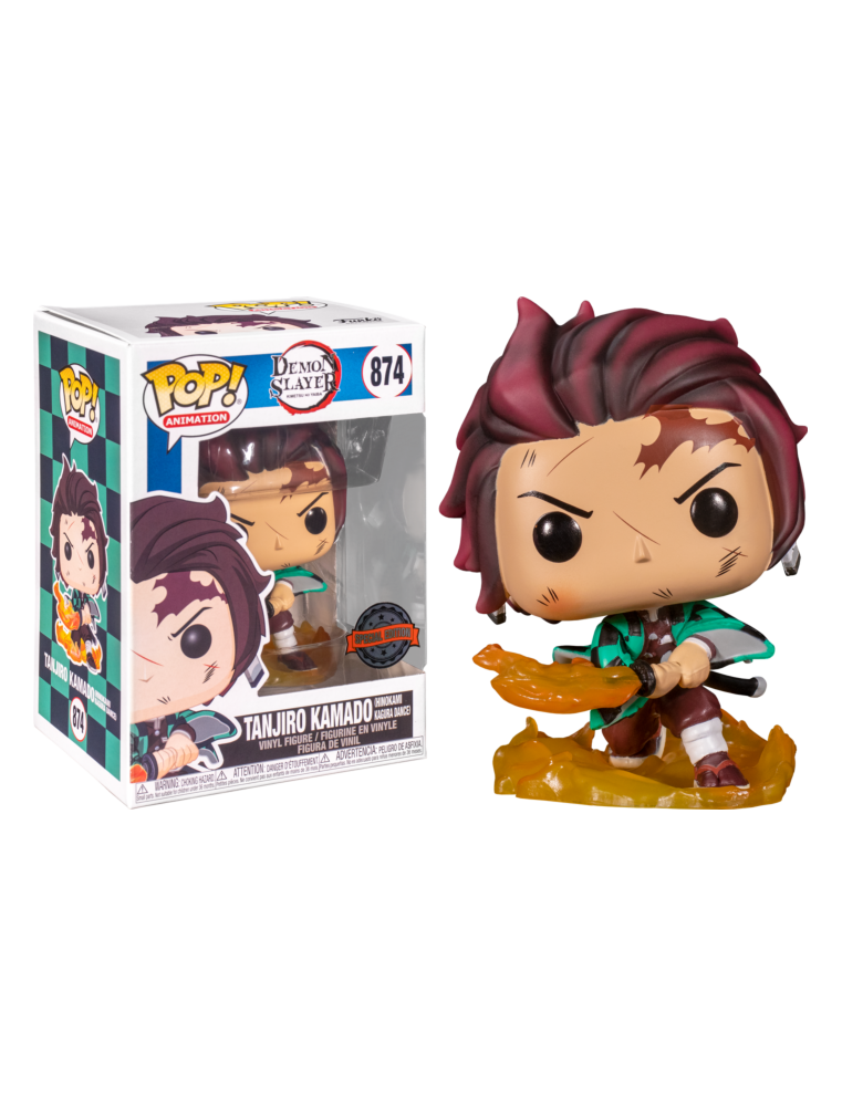 Image of Tanjiro Kamado #874 (Hinokami Kagura Dance) (Special Edition) (Pop! Animation Demon Slayer)