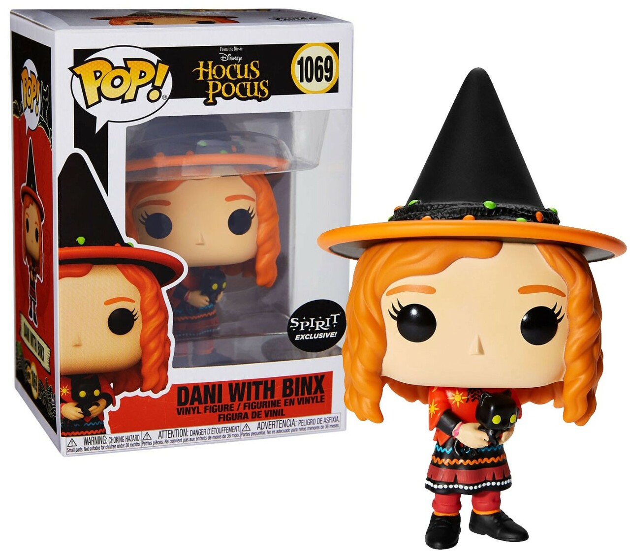 Image of Dani with Binx #1069 (Pop! Hocus Pocus Spirit Exclusive!)