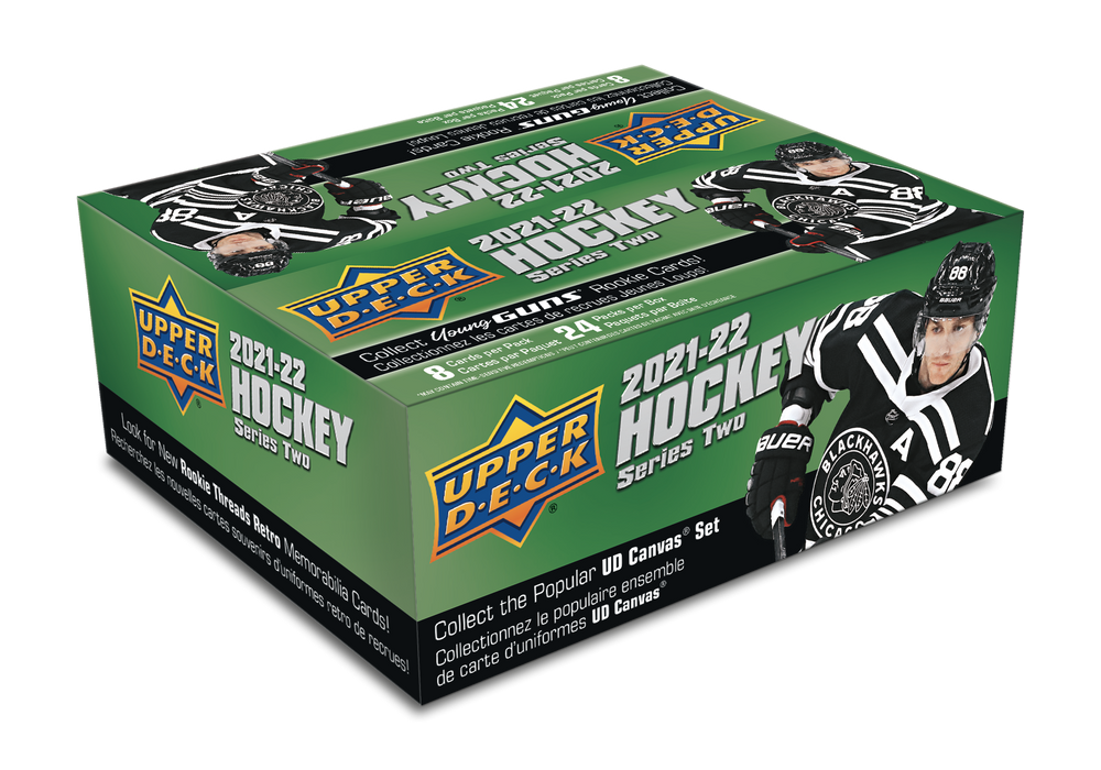 2021-22 Upper Deck Hockey Series Two Retail Box (IN STORE PURCHASE ONLY READ DESCRIPTION)