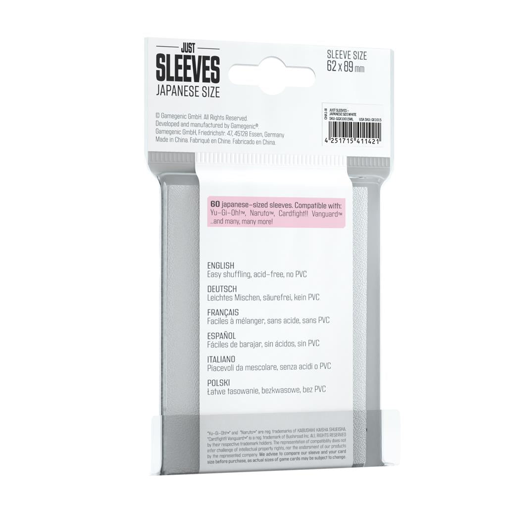 Image of Just Sleeves: Japanese Size (Clear)