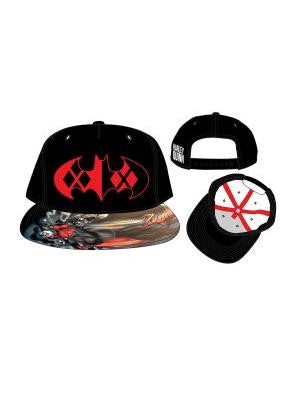 Marvel - Batman Logo with Harley Quinn Pattern Snapback