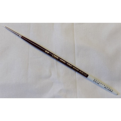 Heinz Jordan White Taklon Brushes Series 970 Size 00