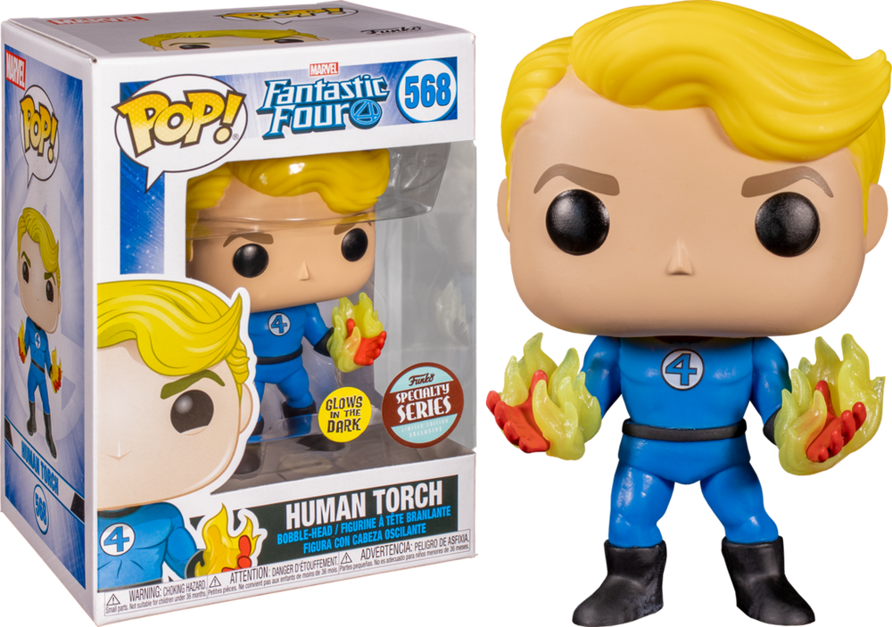 Human Torch (Limited Edition Exclusive) (Glows in the dark) (Fantastic Four) #568