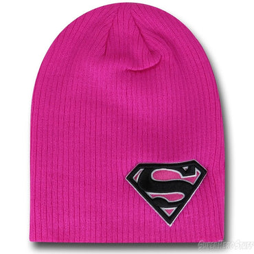 Superman - Pink winter Beanie