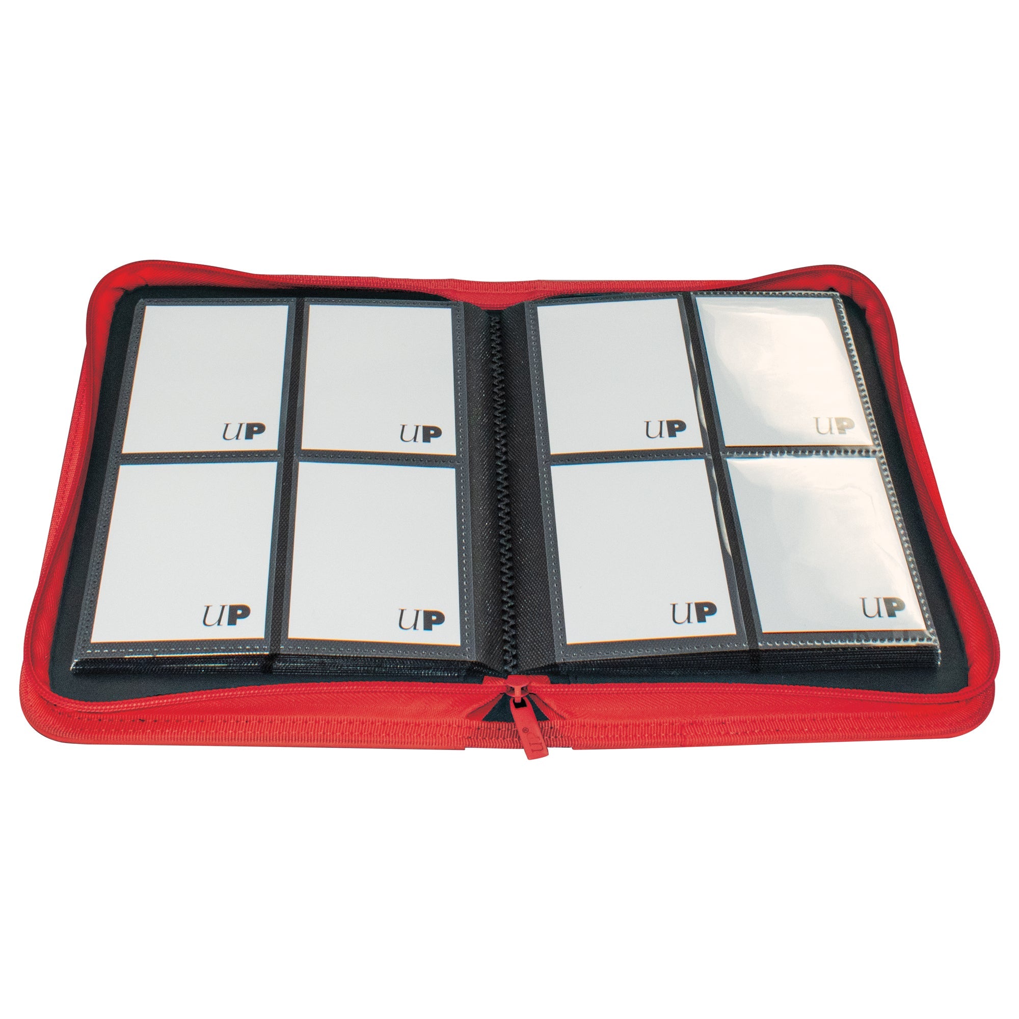 Image of Red Pro Vivid 4 Pocket Zippered Binder