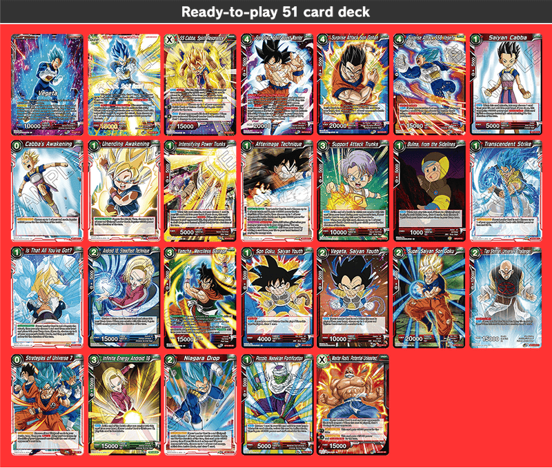 Pride of the Saiyans Starter Deck - Dragon Ball Super