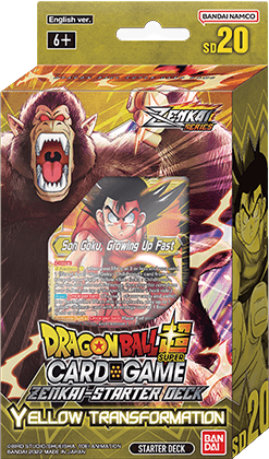 Image of Yellow Transformation Zenkai Starter Deck - Dragon Ball Super Card Game