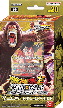 Yellow Transformation Zenkai Starter Deck - Dragon Ball Super Card Game