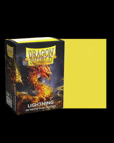 Lightning Matte Dual Sleeves Dragon Shield (STANDARD)