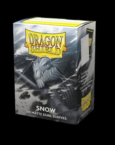 Snow Matte Dual Sleeves Dragon Shield (STANDARD)