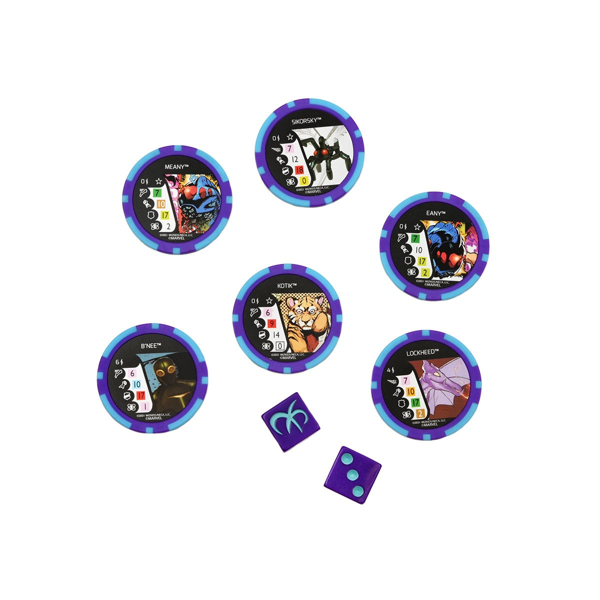Image of X-Men Heroclix Dice & Token Pack