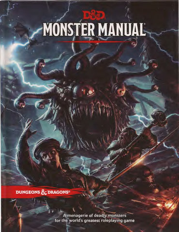 Monster Manual 5e Dungeons and Dragons