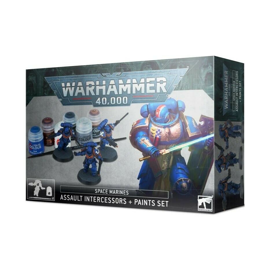 Image of Space Marines Assault Intercessors Paint Set