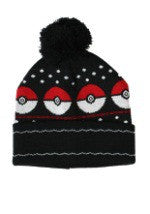 Image of Pokemon - Pokeball Pom Pom Hat