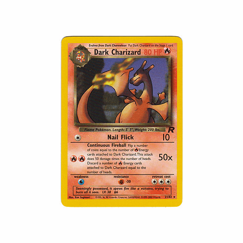 Dark Charizard Unlimited (21) (NM)  non-holo