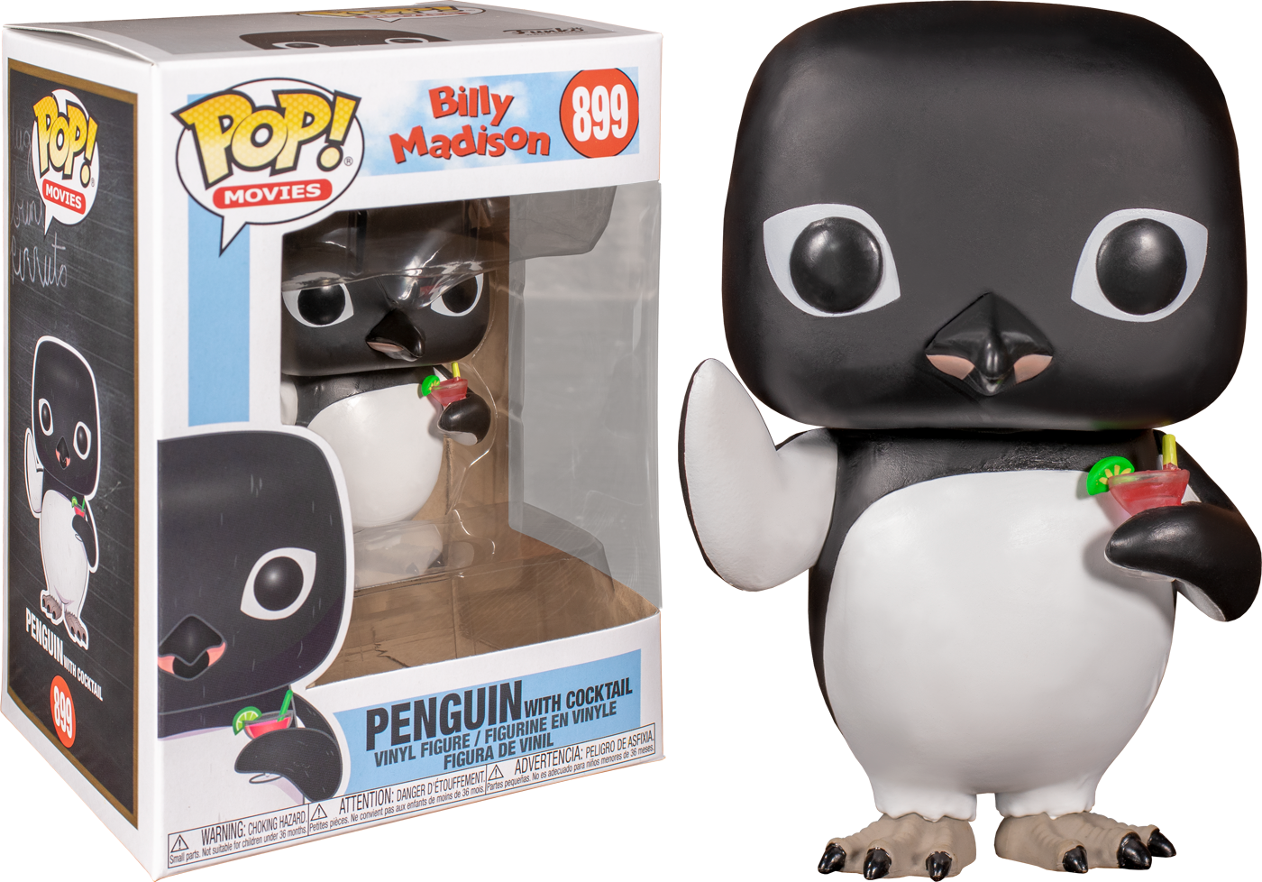 Image of Penguin With Cocktail (Billy Madison) #899