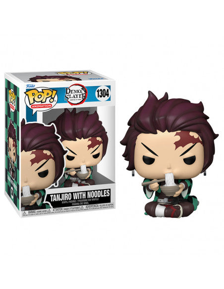 Image of Tanjiro with Noodles #1304 (Pop! Animation Demon Slayer)