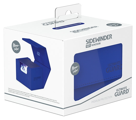Blue (Mono-Color) 100+ Ultimate Guard Sidewinder Xenoskin Deckbox