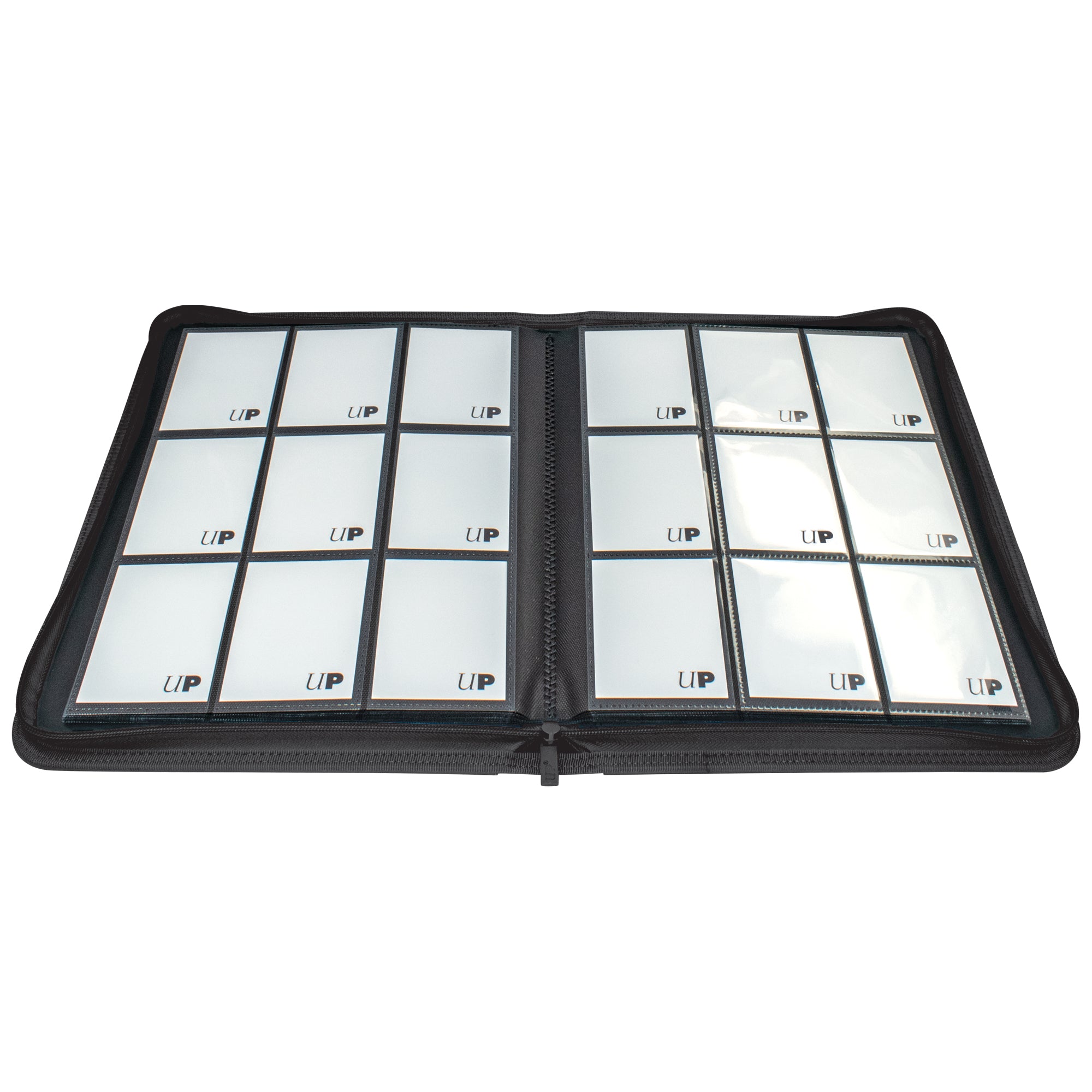 Image of Black Pro Vivid 9 Pocket Zippered Binder
