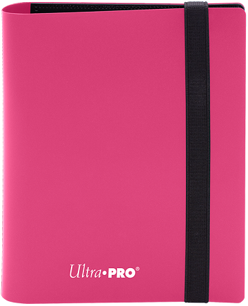 Image of Hot Pink 4 Pocket PRO-Binder - Eclipse Ultra Pro