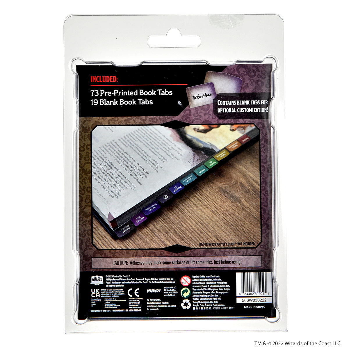 Image of Dungeon Master's Guide (5e) Book Tabs - Dungeons & Dragons