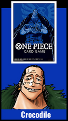 Crocodile Blue Sleeves (One Piece TCG)