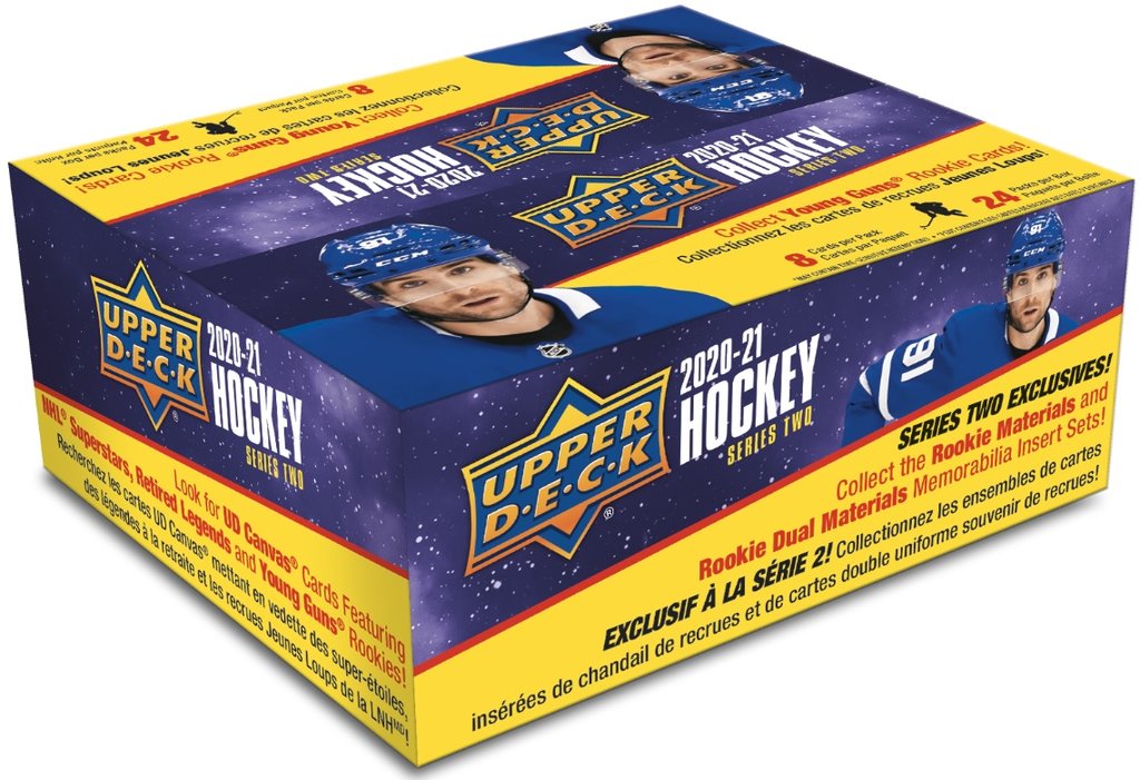 Image of Upper Deck 2020-21 Series Two Hockey Hobby Box