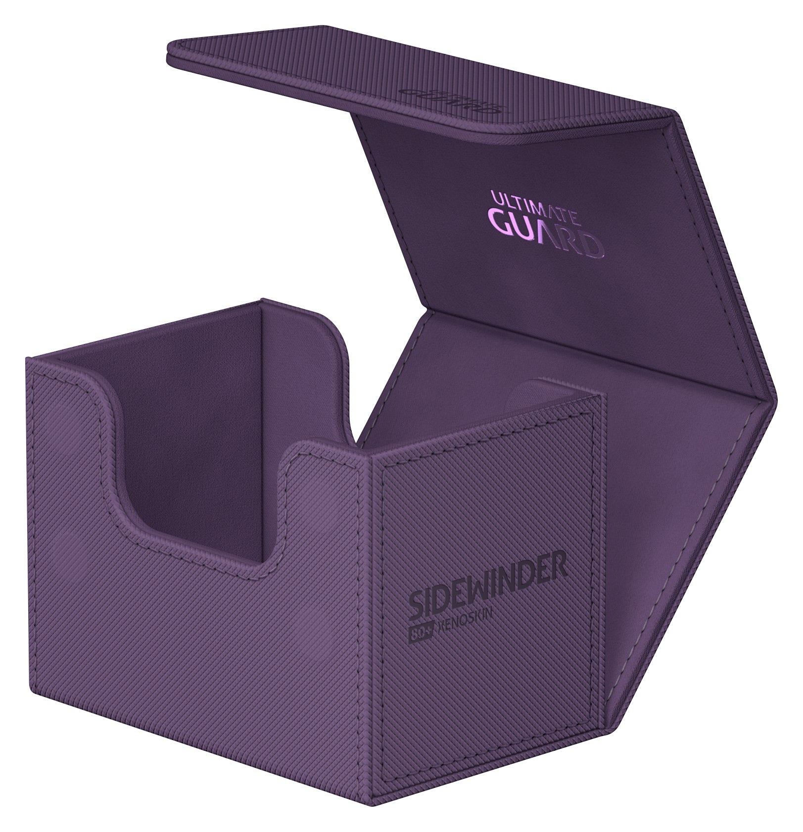 Image of Purple (Mono-Color) 80+ Ultimate Guard Sidewinder Xenoskin Deckbox