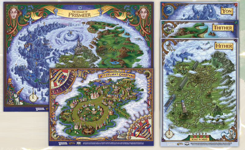 The Wild Beyond The Witchlight Game Map Set - Dungeons and Dragons 5e