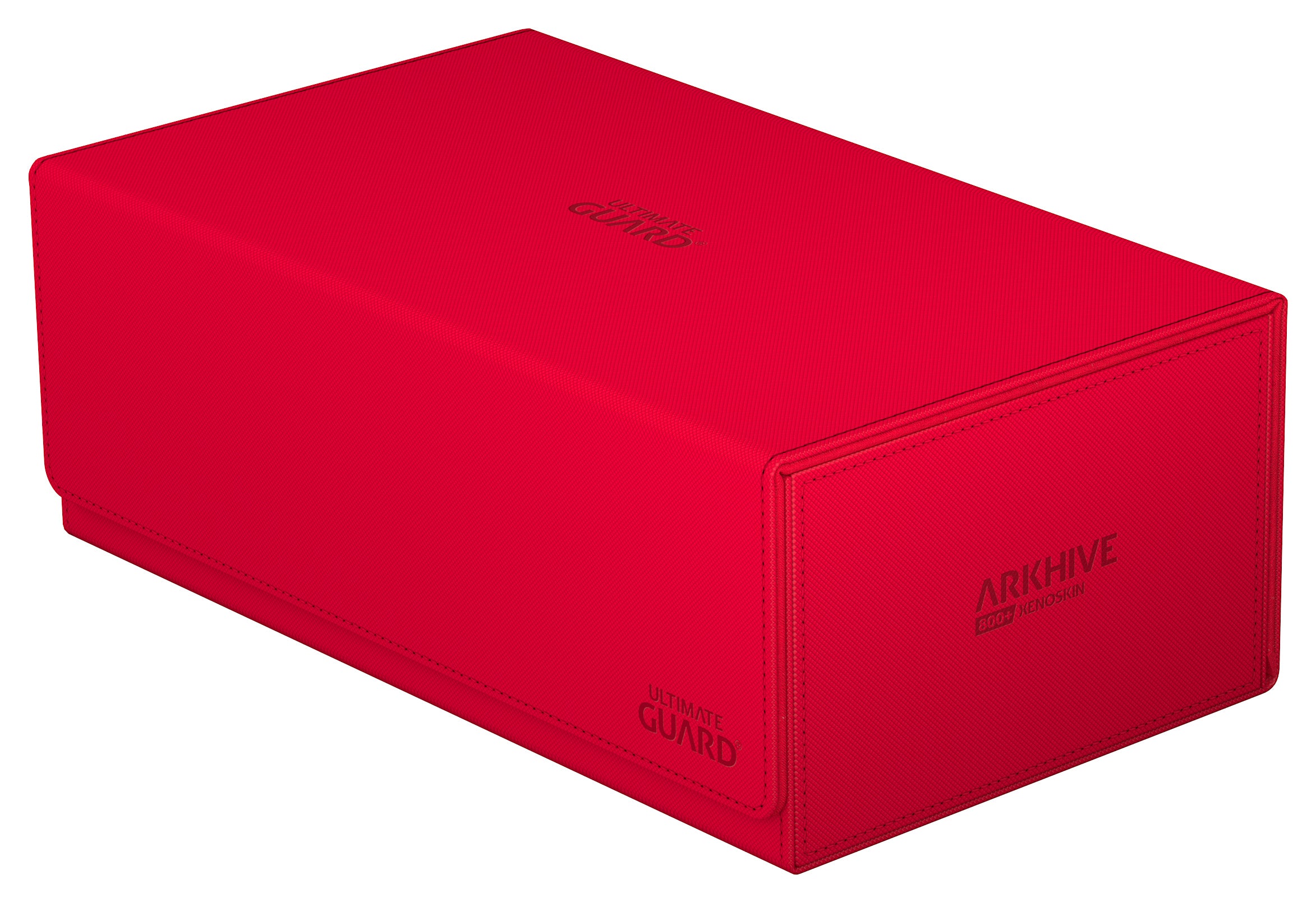 Image of Red Mono Color 800+ Arkhive Ultimate Guard Deckbox