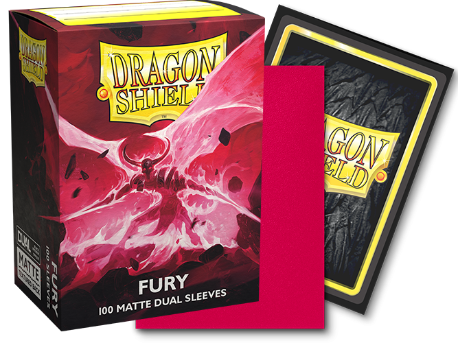 Image of Fury Matte Dual Sleeves Dragon Shield (STANDARD)