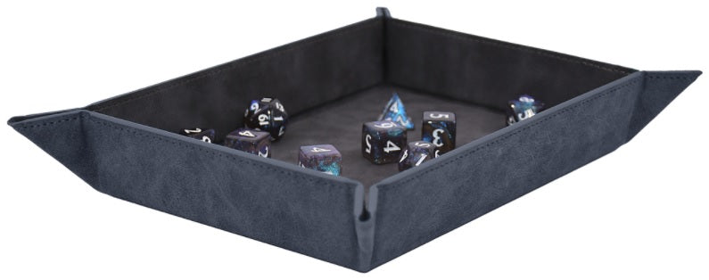 Image of Foldable Dice Rolling Tray - Sapphire