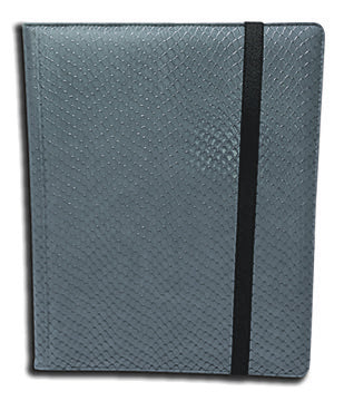 Grey Dragonhide Legion 9 Pocket Portfolio