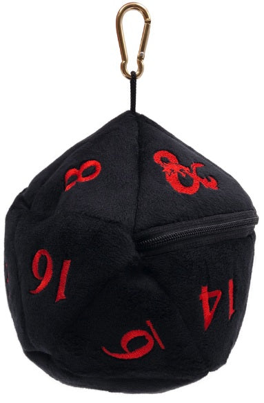 Image of Black/Red - Ultra Pro D20 D&D Dice Bag
